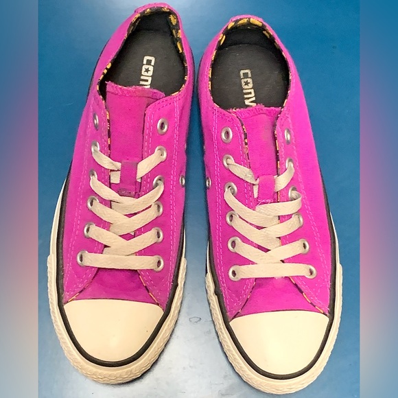Women’s 7 EU 37.5 Converse All Star Chuck Taylor Double Tongue Patterned Shoes - Picture 4 of 16